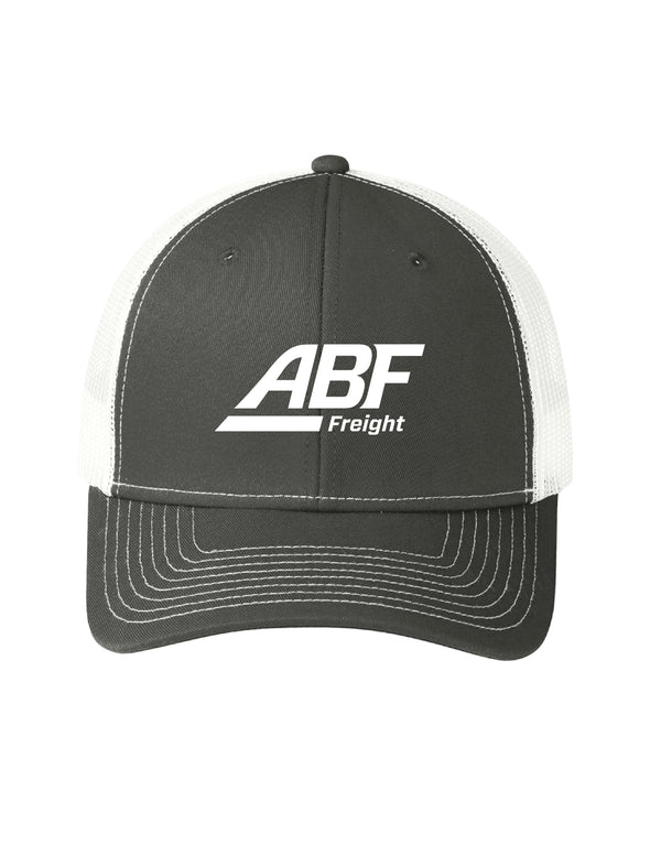 ABF Grey Steel/White Port Authority Snapback Trucker Cap