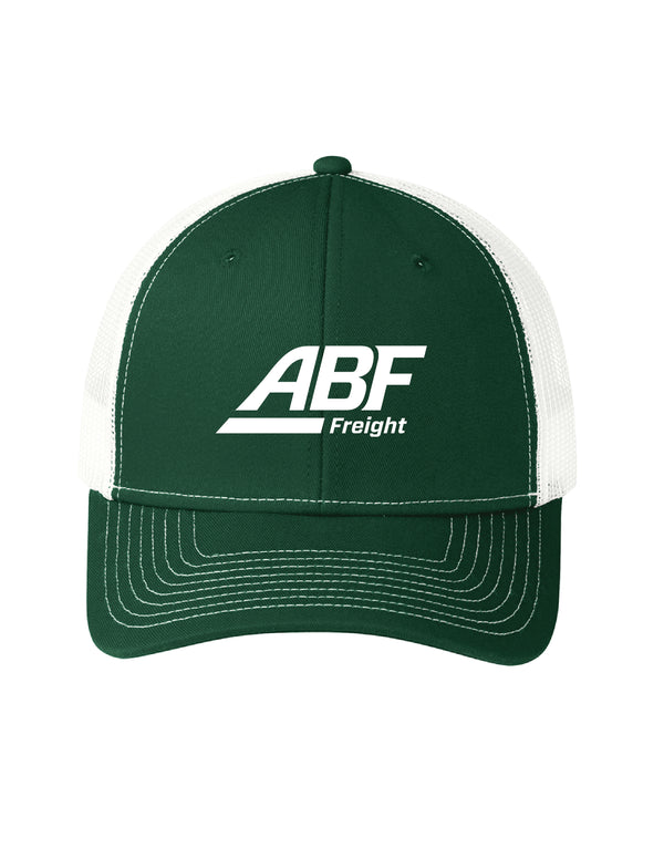 ABF Green/White Port Authority Snapback Trucker Cap