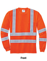 ABF CornerStone® - ANSI 107 Class 3 Long Sleeve Snag-Resistant Reflective Safety T-Shirt | Shop Apparel at ArcBest® Company Store