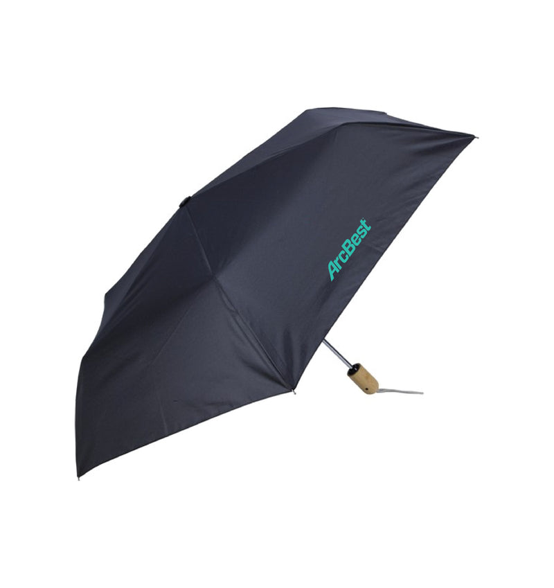 ArcBest ArcBest ShedRain RPET Auto Open/Close Bamboo Compact Umbrella | Shop Accessories at ArcBest® Company Store