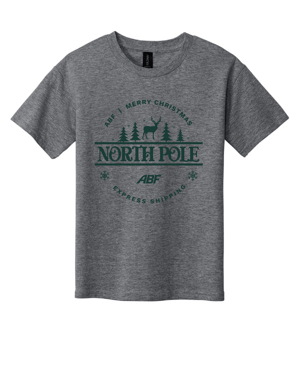 ABF ABF Freight Kids North Pole Christmas Express Shipping Tee | Shop Apparel at ArcBest® Company Store
