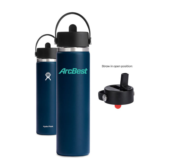 ArcBest Hydro Flask® 24 oz. Wide Mouth with Flex Straw Cap | Shop Accessories at ArcBest® Company Store