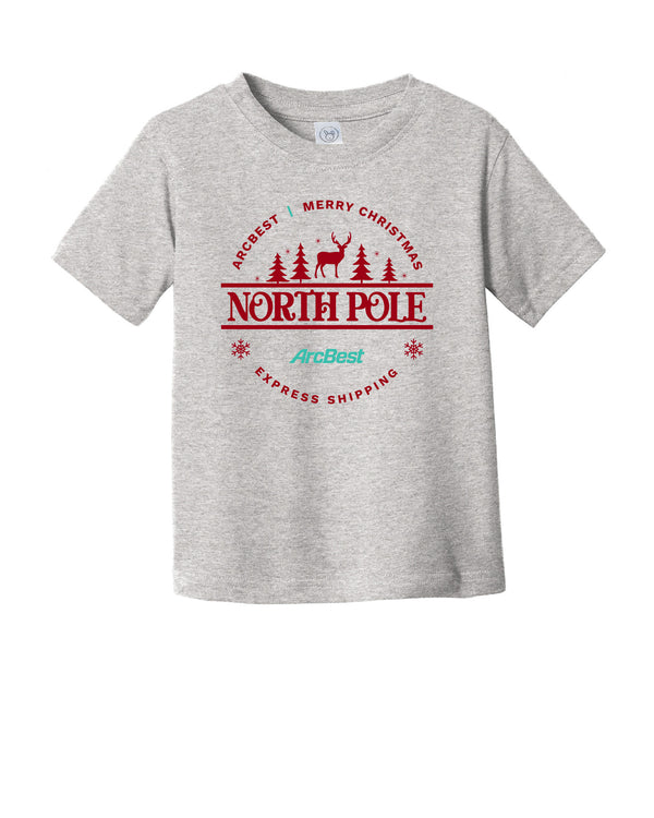 ArcBest ArcBest Kids North Pole Christmas Express Shipping Tee | Shop Apparel at ArcBest® Company Store