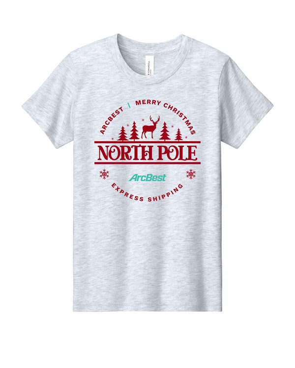 ArcBest ArcBest Kids North Pole Christmas Express Shipping Tee | Shop Apparel at ArcBest® Company Store