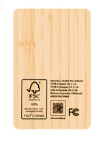 ABF ABF Freight 5000 MAh Recycled Bamboo Powerbank | Shop Accessories at ArcBest® Company Store