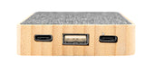 ABF ABF Freight 5000 MAh Recycled Bamboo Powerbank | Shop Accessories at ArcBest® Company Store