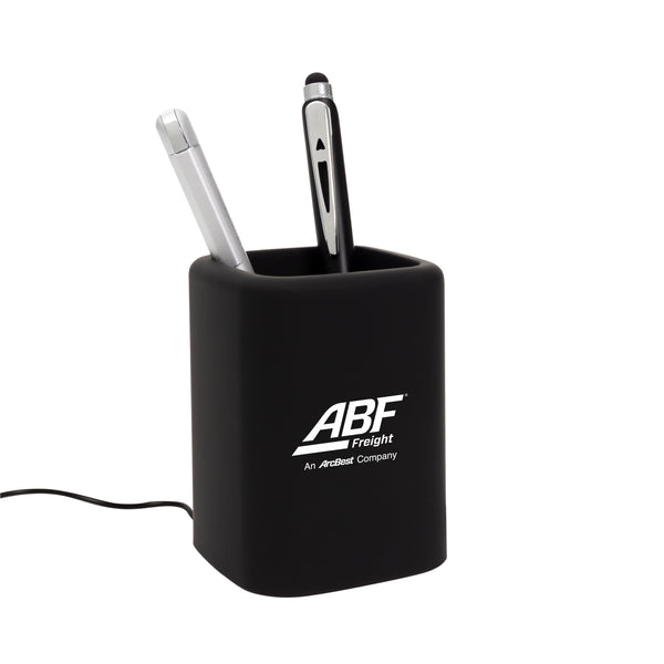ABF ABF TIBO Rubberized Light Up Logo Pen Holder w/Charging Hubs | Shop Accessories at ArcBest® Company Store