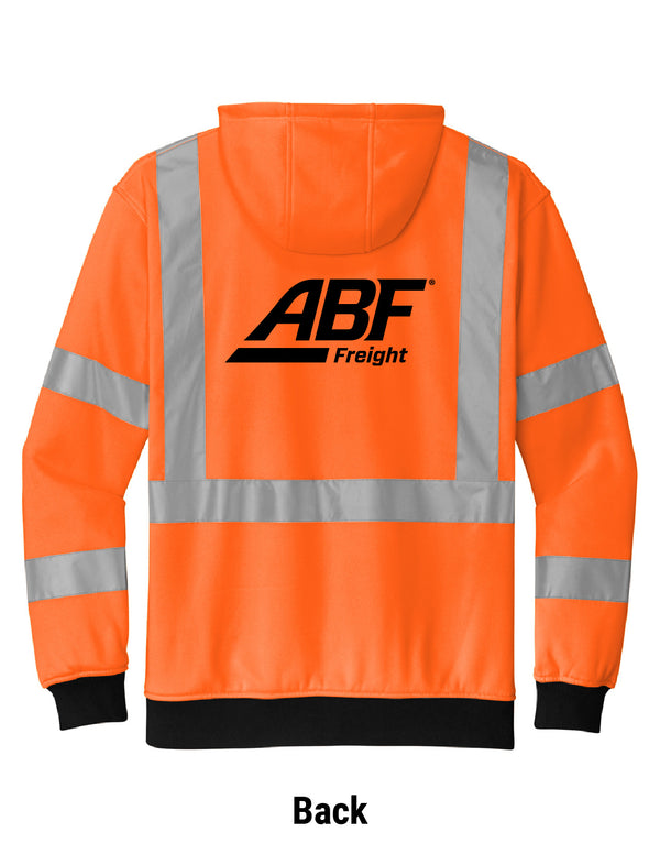ABF CornerStone® ANSI 107 Class 3 Heavy-Duty Fleece Full-Zip Safety Hoodie | Shop Apparel at ArcBest® Company Store