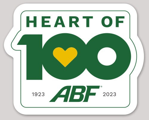 ABF ABF 100 Years Glossy Celebration Stickers - Individual | Shop Accessories at ArcBest® Company Store
