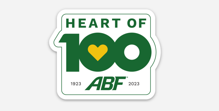 ABF ABF 100 Year Celebration Static Cling | Shop Accessories at ArcBest® Company Store