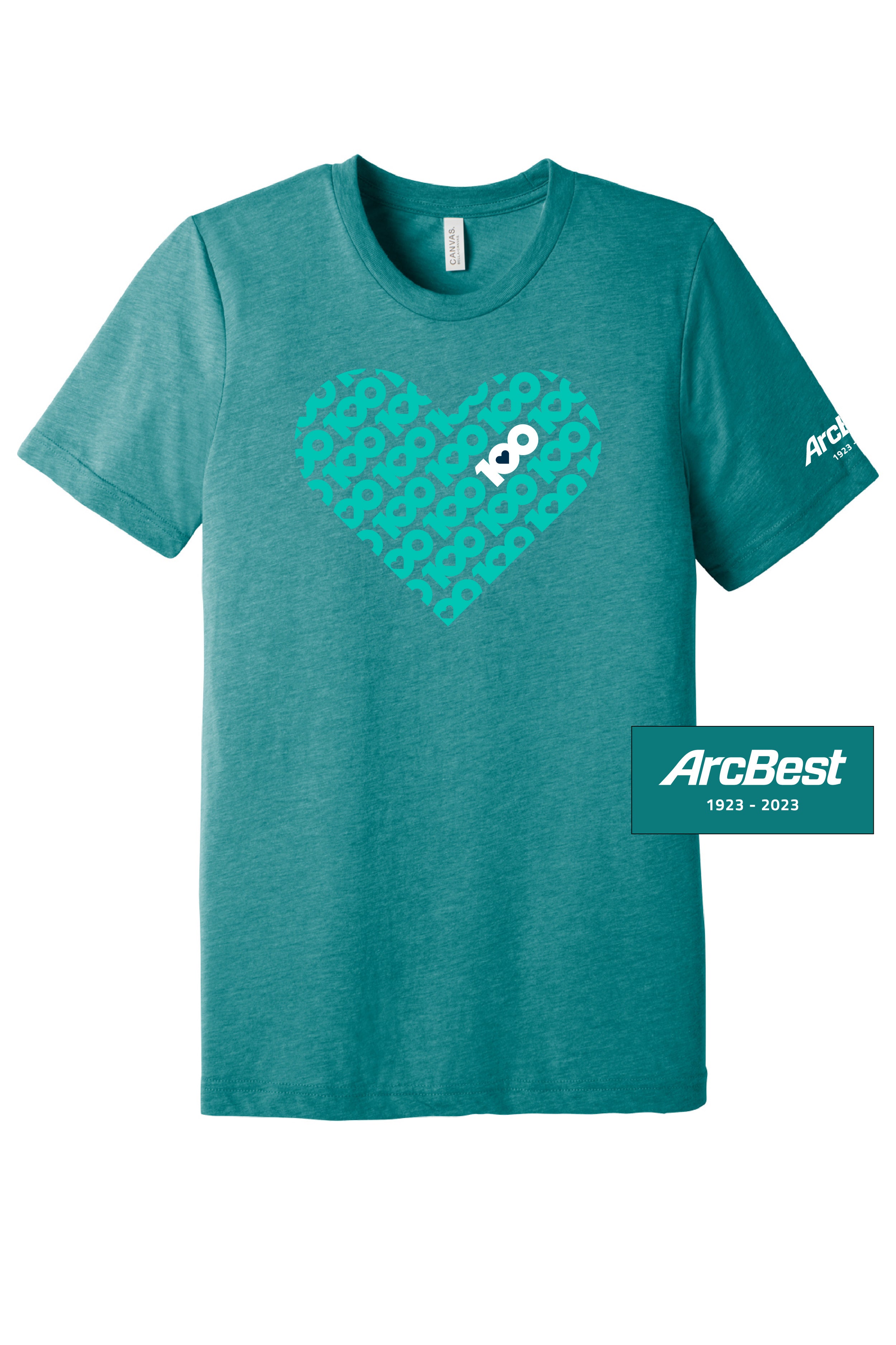 CLEARANCE Heart of 100 Patterned S/S Tee ArcBest® Company Store