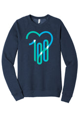 ArcBest Heart Art 100 Raglan Crewneck Sweatshirt | Shop Apparel at ArcBest® Company Store